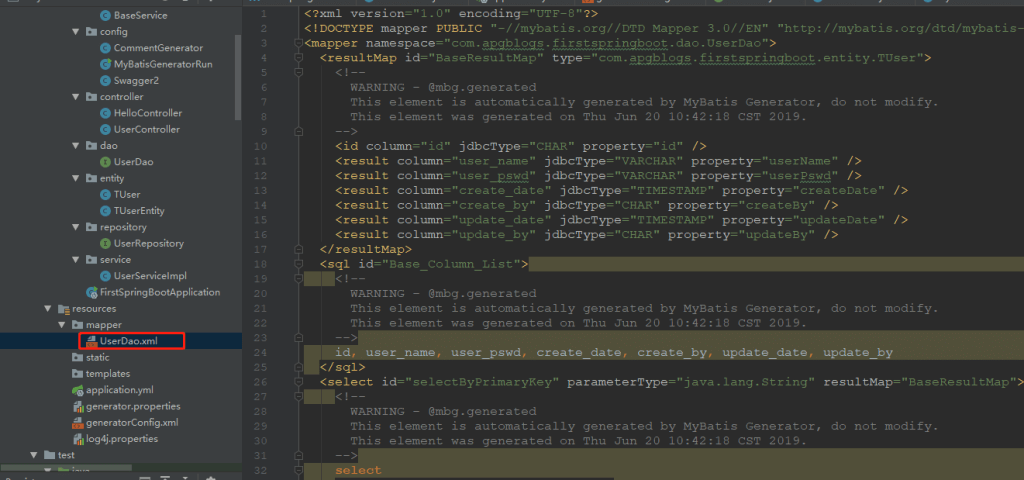 sql mapper映射文件